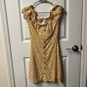 No Boundaries yellow dress, size XS